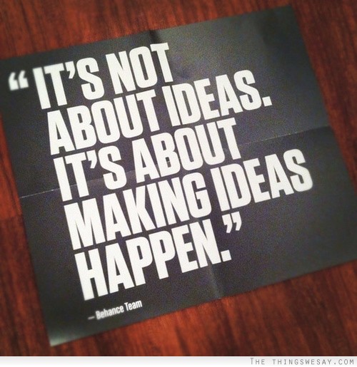 making ideas happen slice